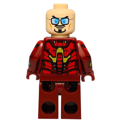 Iron Man - Mark 3 Armor, Printed Arms, sh1097 - Marvel Minifigure