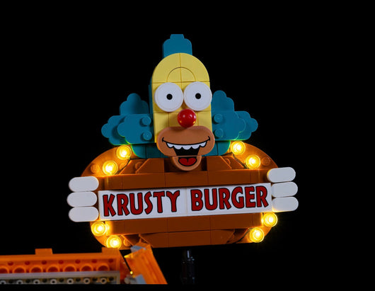 The Simpson's Krusty Burger 10352 Custom Lighting Kit for Set