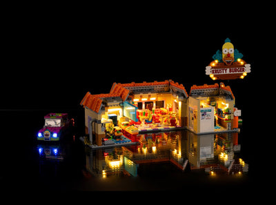 The Simpson's Krusty Burger 10352 Custom Lighting Kit for Set