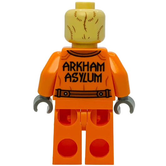 Scarecrow - No Hat, Prison Jumpsuit, Side Pockets, sh1085 - DC Minifigure