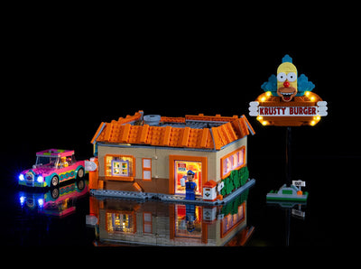 The Simpson's Krusty Burger 10352 Custom Lighting Kit for Set