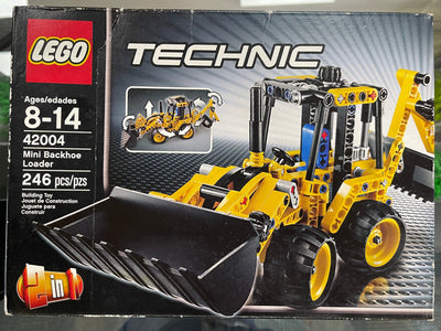 Mini Backhoe Loader, 42004 - Technic Set
