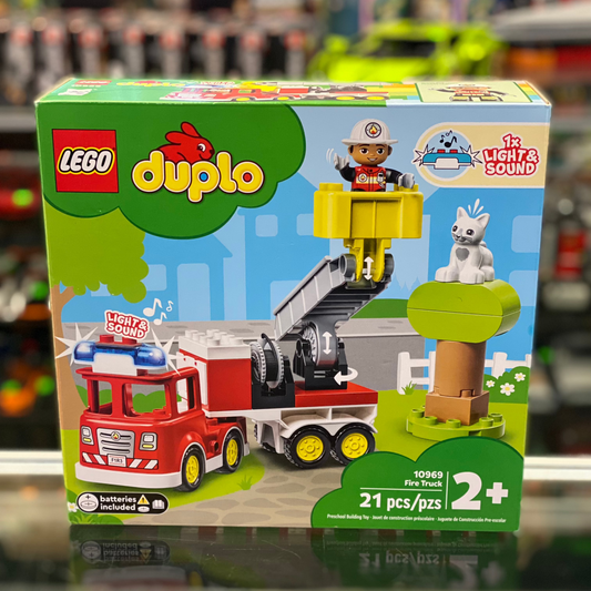 Fire Truck, Duplo, 10969 - Duplo Set