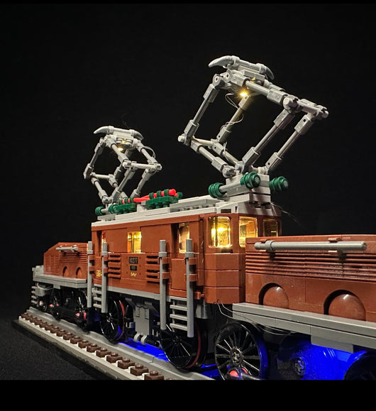 Crocodile Locomotive 10277 Custom Lighting Kit for Set