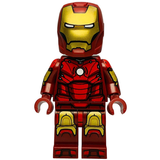 Iron Man - Mark 3 Armor, Printed Arms, sh1097 - Marvel Minifigure