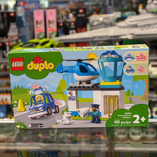 Police Station & Helicopter, 10959 - Duplo Set