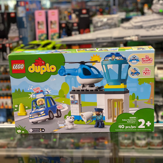 Police Station & Helicopter, 10959 - Duplo Set