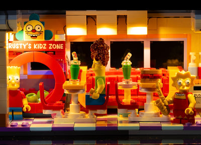 The Simpson's Krusty Burger 10352 Custom Lighting Kit for Set