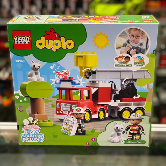 Fire Truck, Duplo, 10969 - Duplo Set