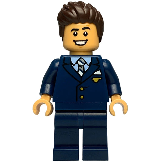 Pan Am Purser, twn546 - Town Minifigure