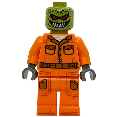 Killer Croc - Prison Jumpsuit, Side Pockets, sh1078 - DC Minifigure