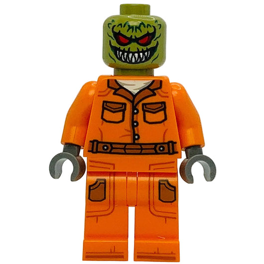Killer Croc - Prison Jumpsuit, Side Pockets, sh1078 - DC Minifigure