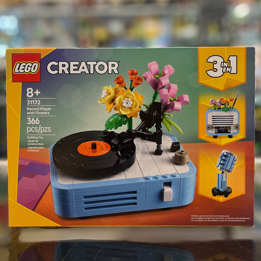 Record Player with Flowers, 31172 - Creator Set