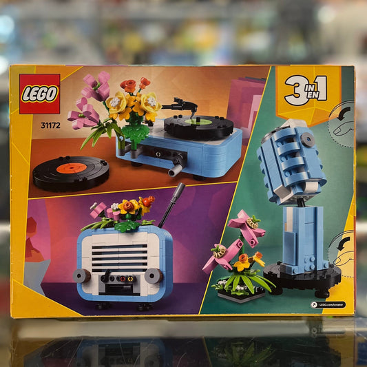 Record Player with Flowers, 31172 - Creator Set