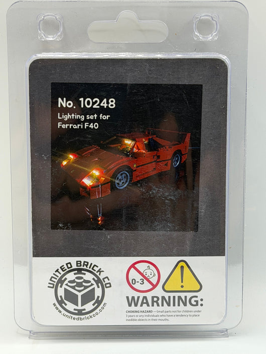 Ferrari F40 10248 Custom Lighting Kit for Set