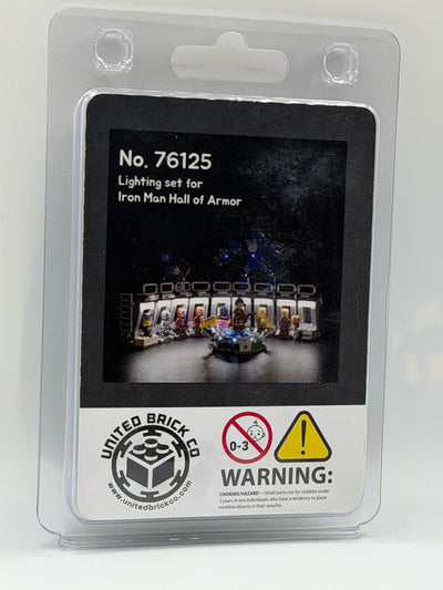 Iron Man Hall of Armor 76125 Custom Lighting Kit for Set
