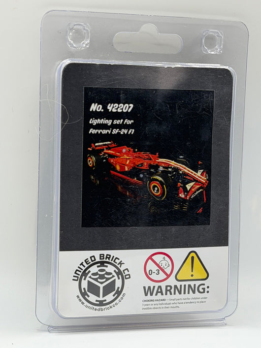 Ferrari SF-24 F1 Technic Car 42207 Custom Lighting Kit for Set