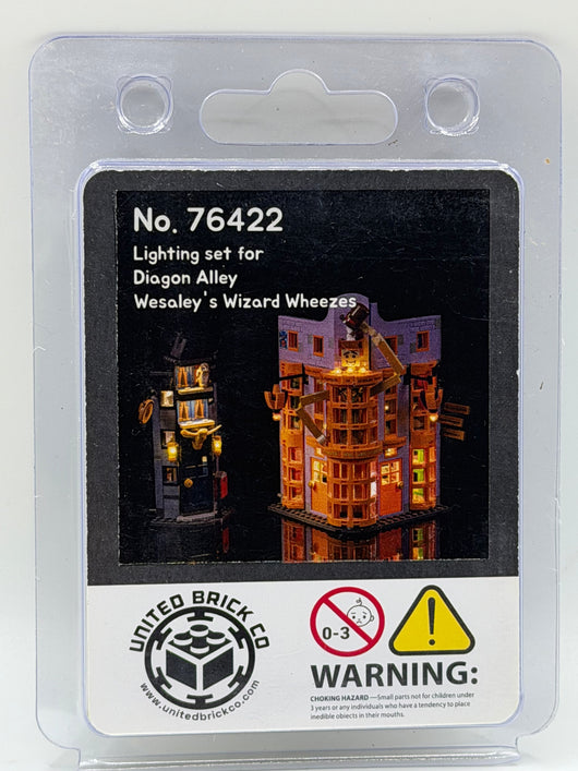 Diagon Alley Weasleys' Wizard Wheezes 76422 Custom Lighting Kit for Set