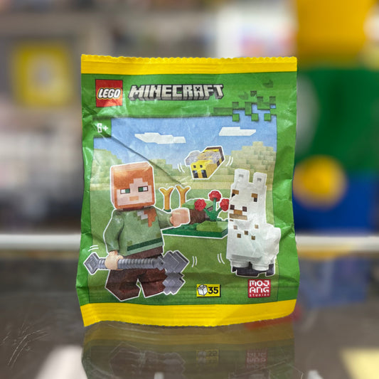 Alex, Baby Llama and Bee paper bag, 662308 - Minecraft Set