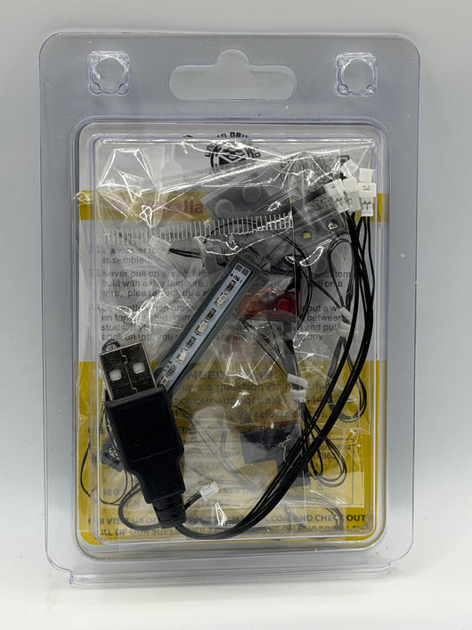 The Delorean Time Machine 21103 Custom Lighting Kit for Set