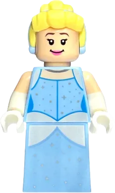Cinderella - Bright Blue Dress, dis132, Disney Minifigure