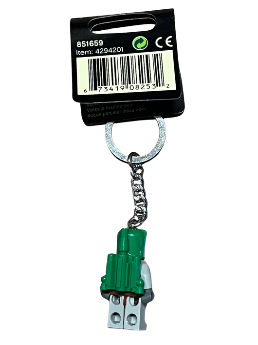 Boba Fett Minifigure Key Chain, 851659 Star Wars