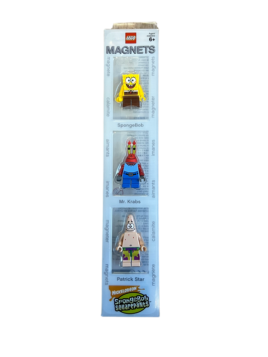 Magnet Set, Minifigures SpongeBob SquarePants - SpongeBob, Mr. Krabs, Patrick, 851854 - Gear Set
