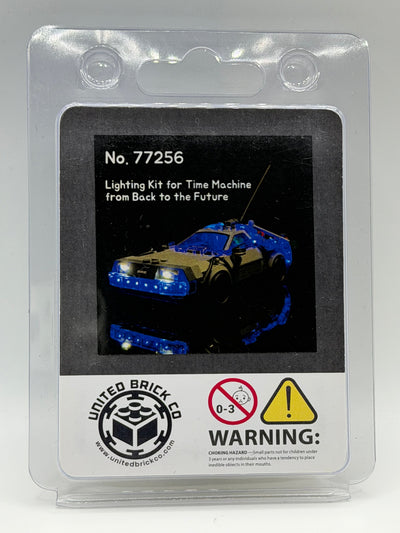 Time Machine Back to the Future 77256 Custom Lighting Kit for Set