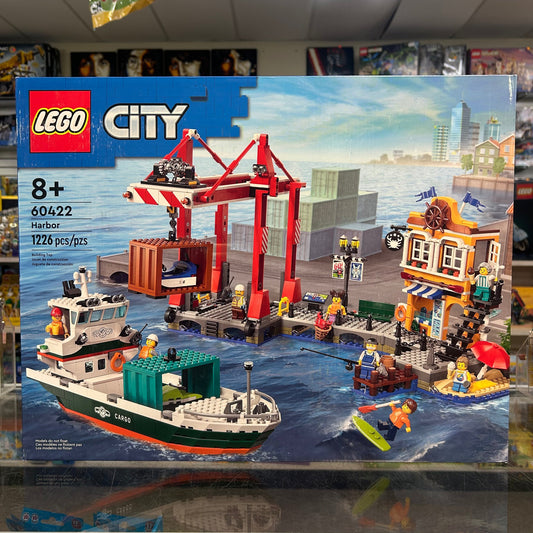 Seaside Harbor with Cargo Ship, 60422 - City Set