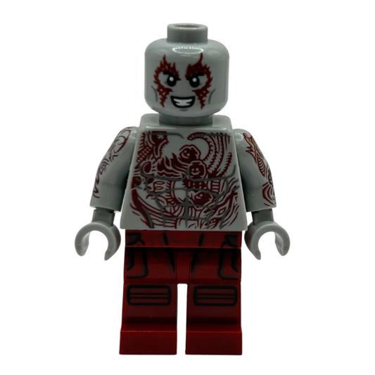 Drax - Dark Red Tattoos, sh0977 - Marvel Minifigure