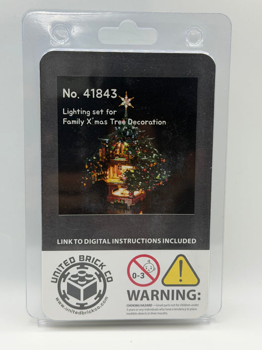 Family Christmas Tree Decoration 41843 Custom Lighting Kit for Set