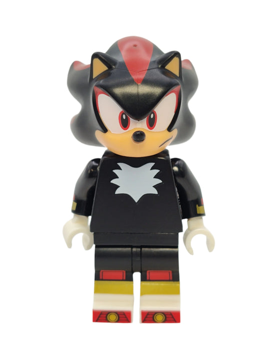 Shadow the Hedgehog - Closed Mouth, son012 - Sonic Minifigure