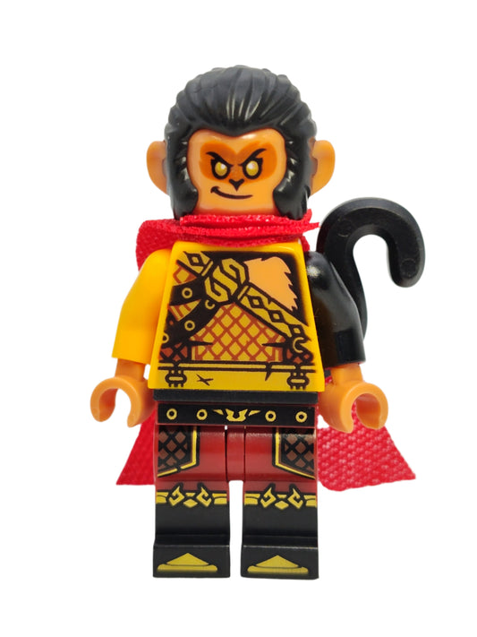 Evil Macaque - Gold and Dark Red Armor with Red Cape, mk029