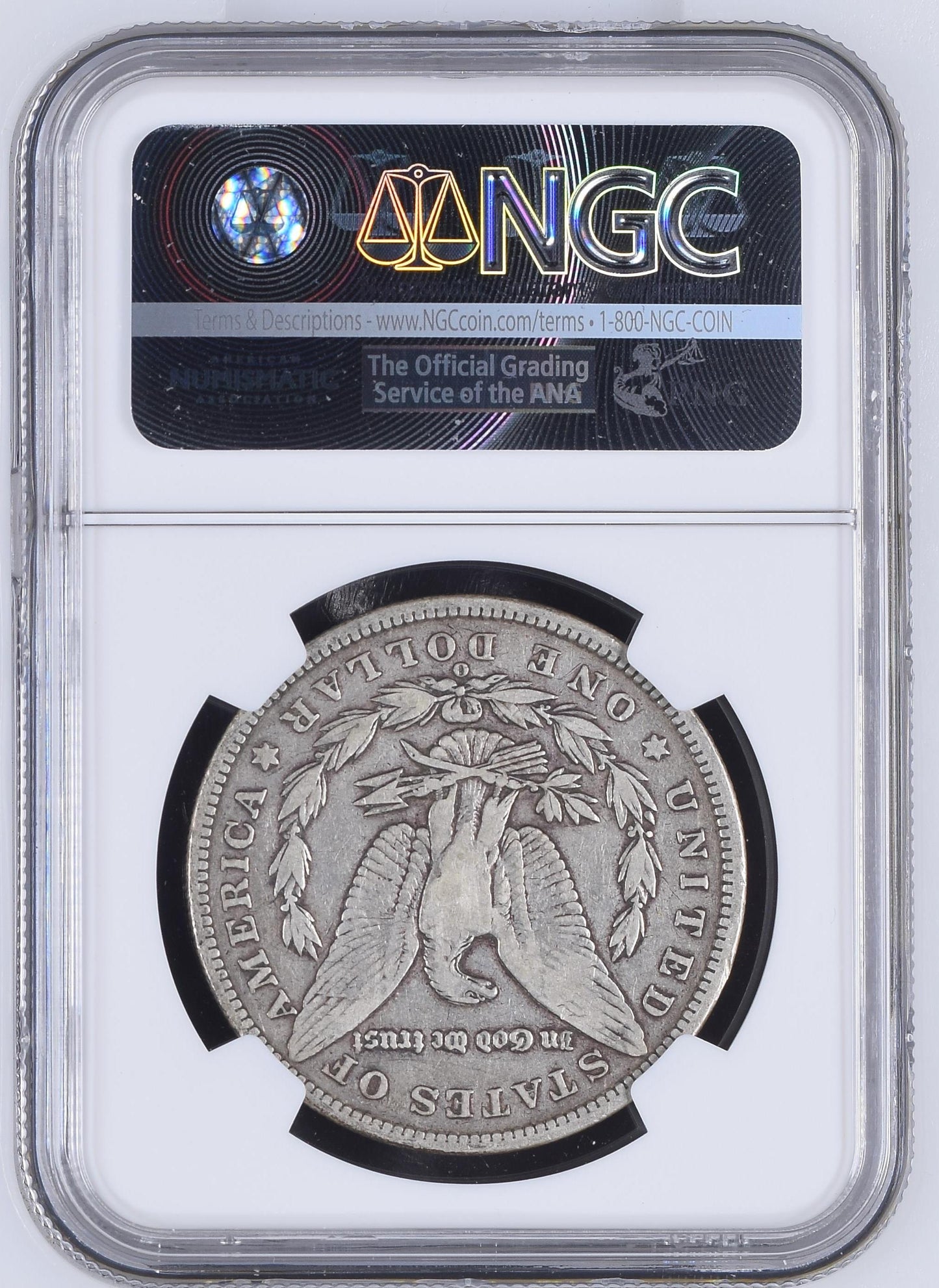 1895-O S$1 Morgan Silver Dollar F12 NGC