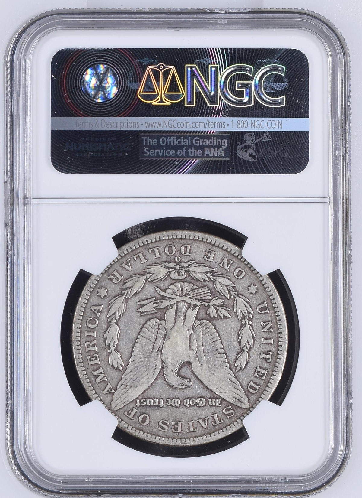 1895-O S$1 Morgan Silver Dollar F12 NGC