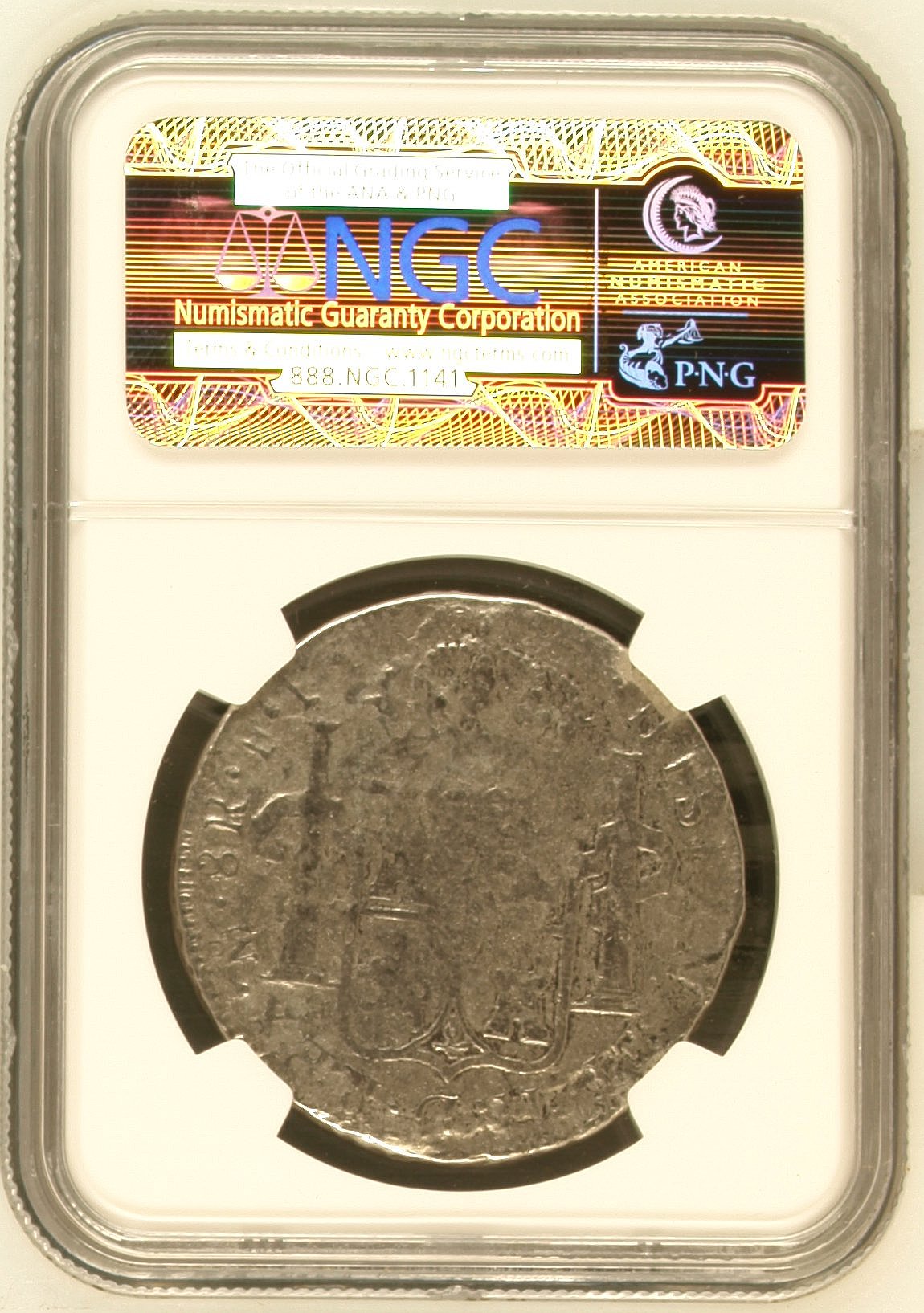 1783MO FF Mexico 8R El Cazador Genuine NGC Shipwreck