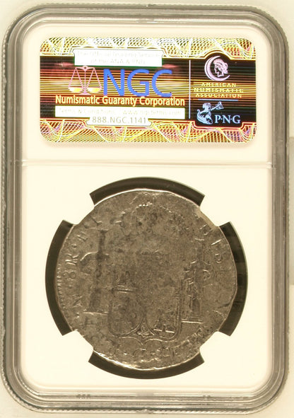 1783MO FF Mexico 8R El Cazador Genuine NGC Shipwreck