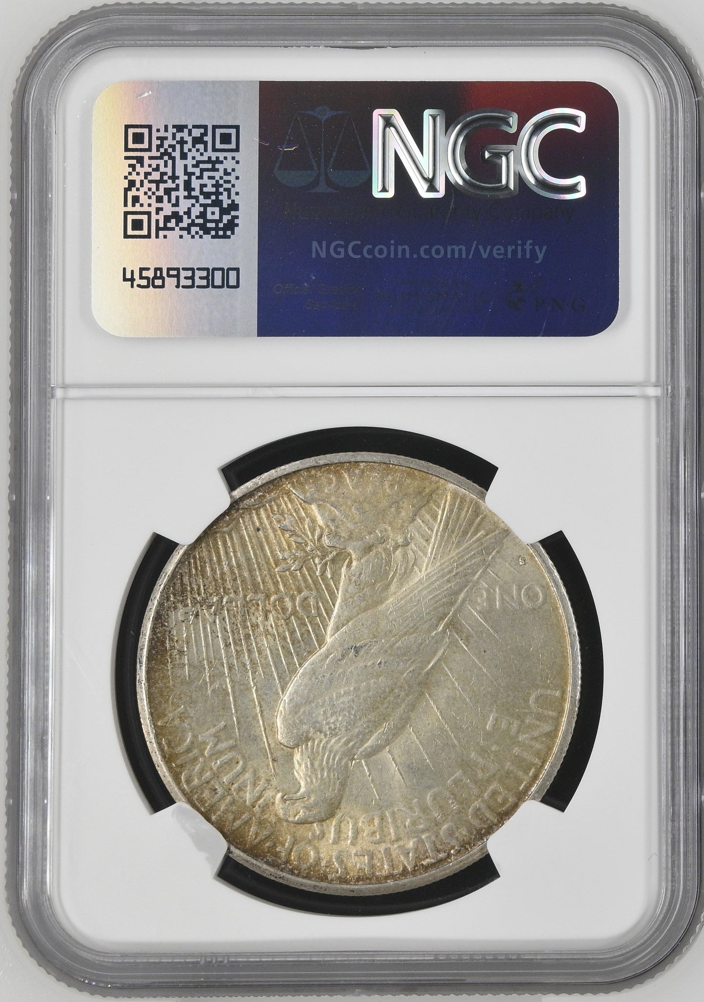 1934-S $1 Peace Dollar AU58 NGC