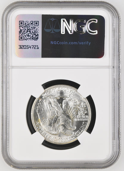 1937-D 50C Walking Liberty Half Dollar - MS63 NGC