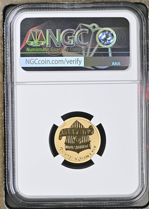 2025 4g Ascension Lincoln - Omega Privy First Day of Issue Gold 1C Rev PF 70