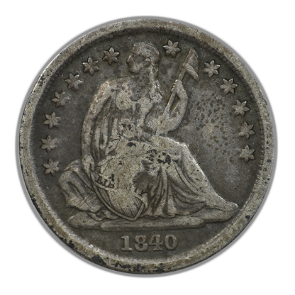 1840-O Liberty Seated Dime 10C Raw VG+ Very Good