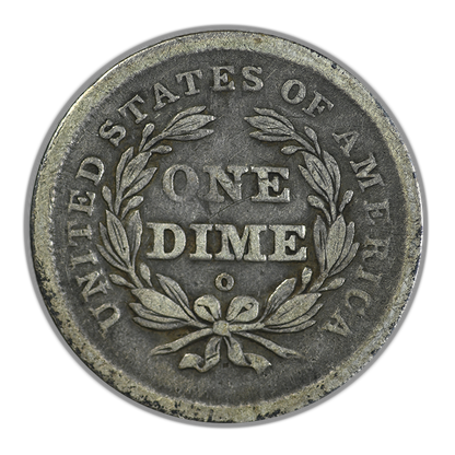 1840-O Liberty Seated Dime 10C Raw VG+ Very Good