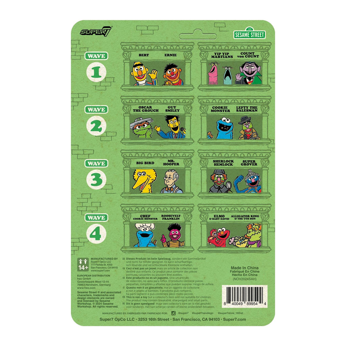 Sesame Street ReAction Figures Wave 04 - Elmo