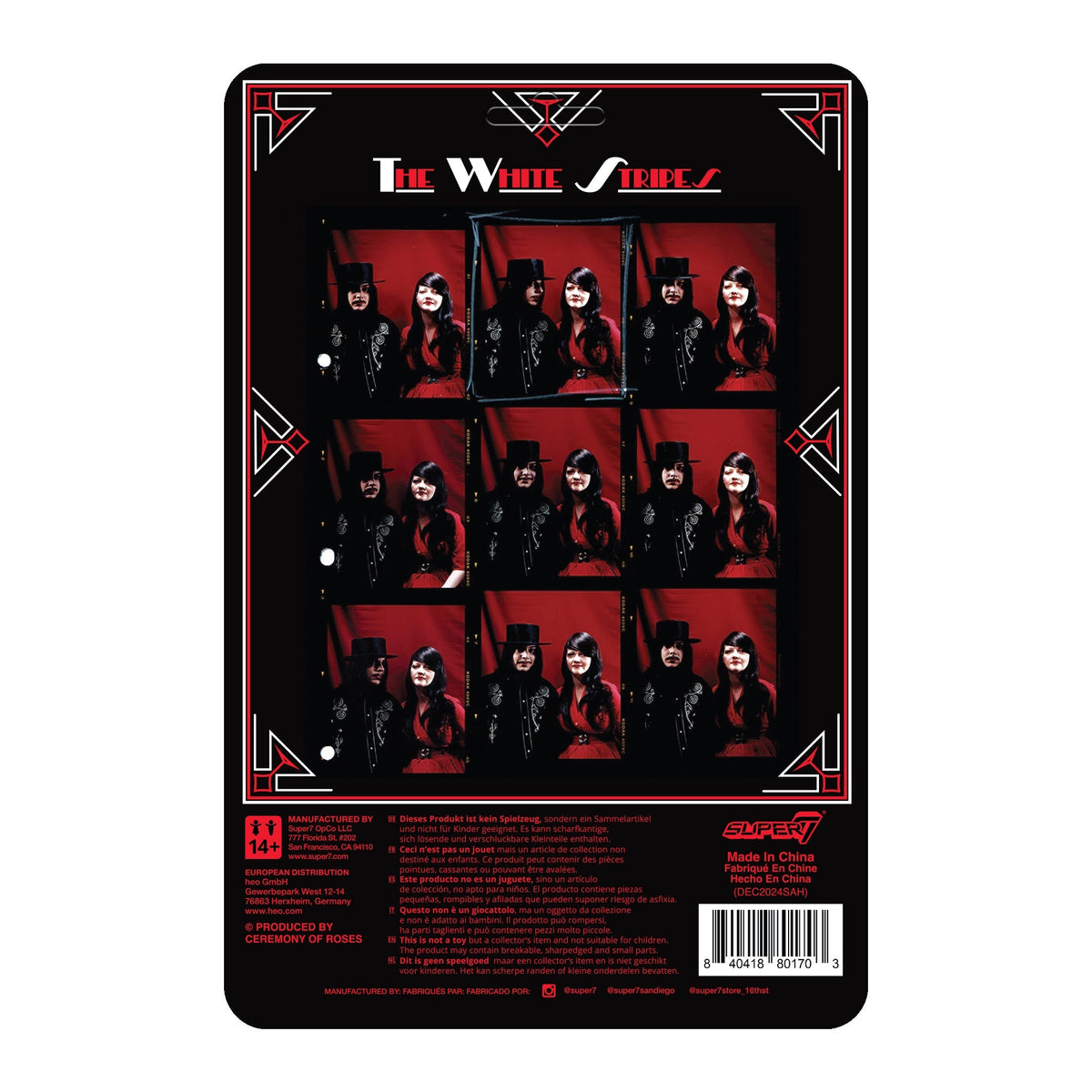 The White Stripes ReAction Figures Wave 01 - The White Stripes 2-Pack (Get Behind Me Satan)