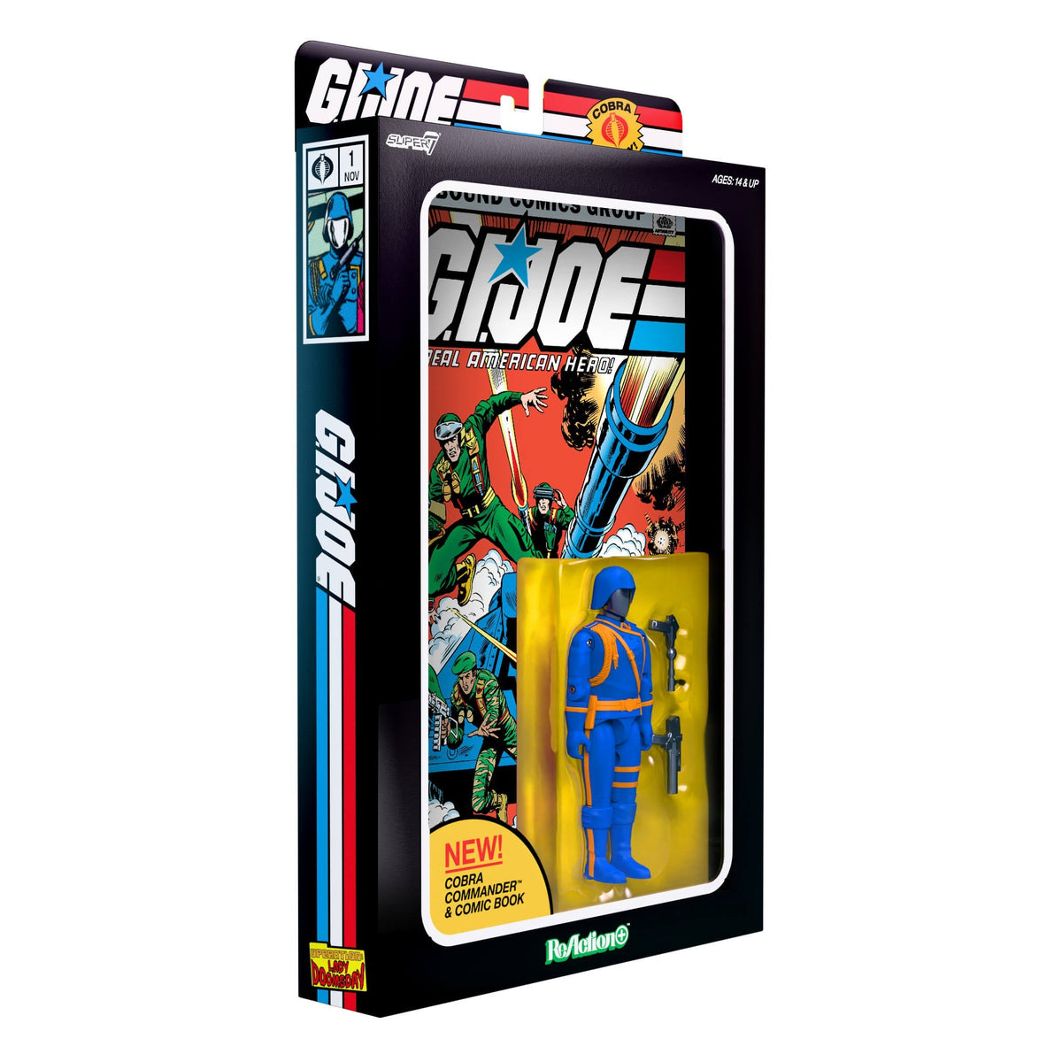 G.I. Joe ReAction+ Figures - Cobra Commander (Skybound Comic Box Set, Issue #1)
