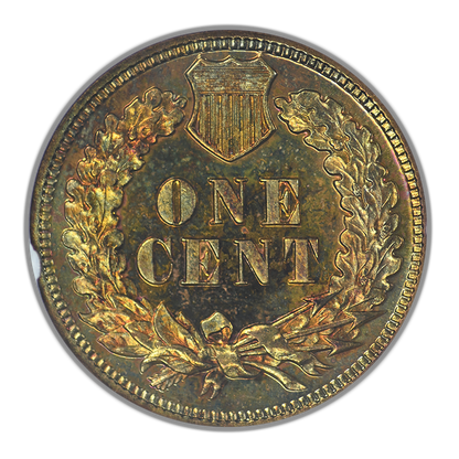 1902 Proof Indian Head Cent 1C ANACS Soapbox PR63RB - TONED!