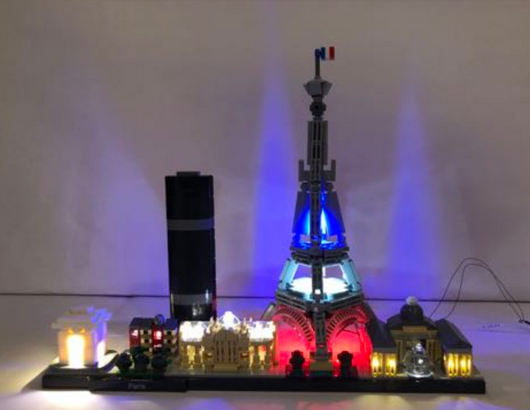 Paris Skyline 21044 Custom Lighting Kit for Set