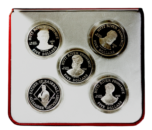 Father's of Baseball Limited Edition Collection SIlver Proof 1 oz Rounds