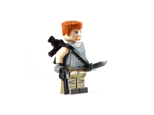 Ab Raham WALKING DEAD Custom Printed Minifigure
