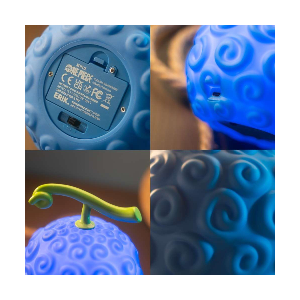 One Piece Netflix - Gum Gum Fruit Lamp